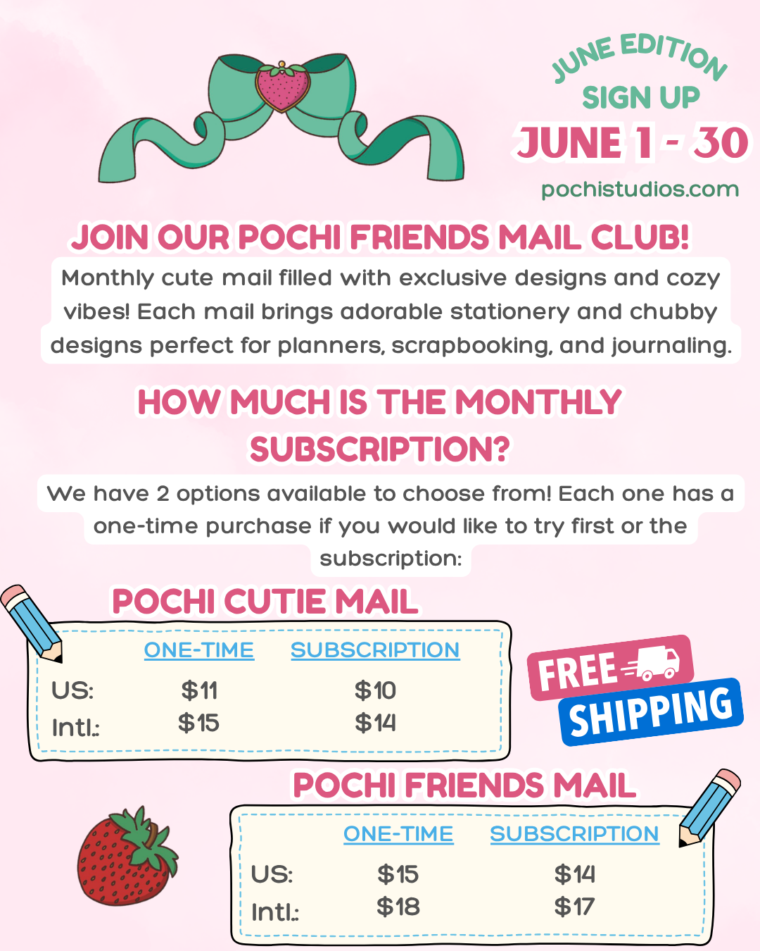 Pochi Cutie Mail Club