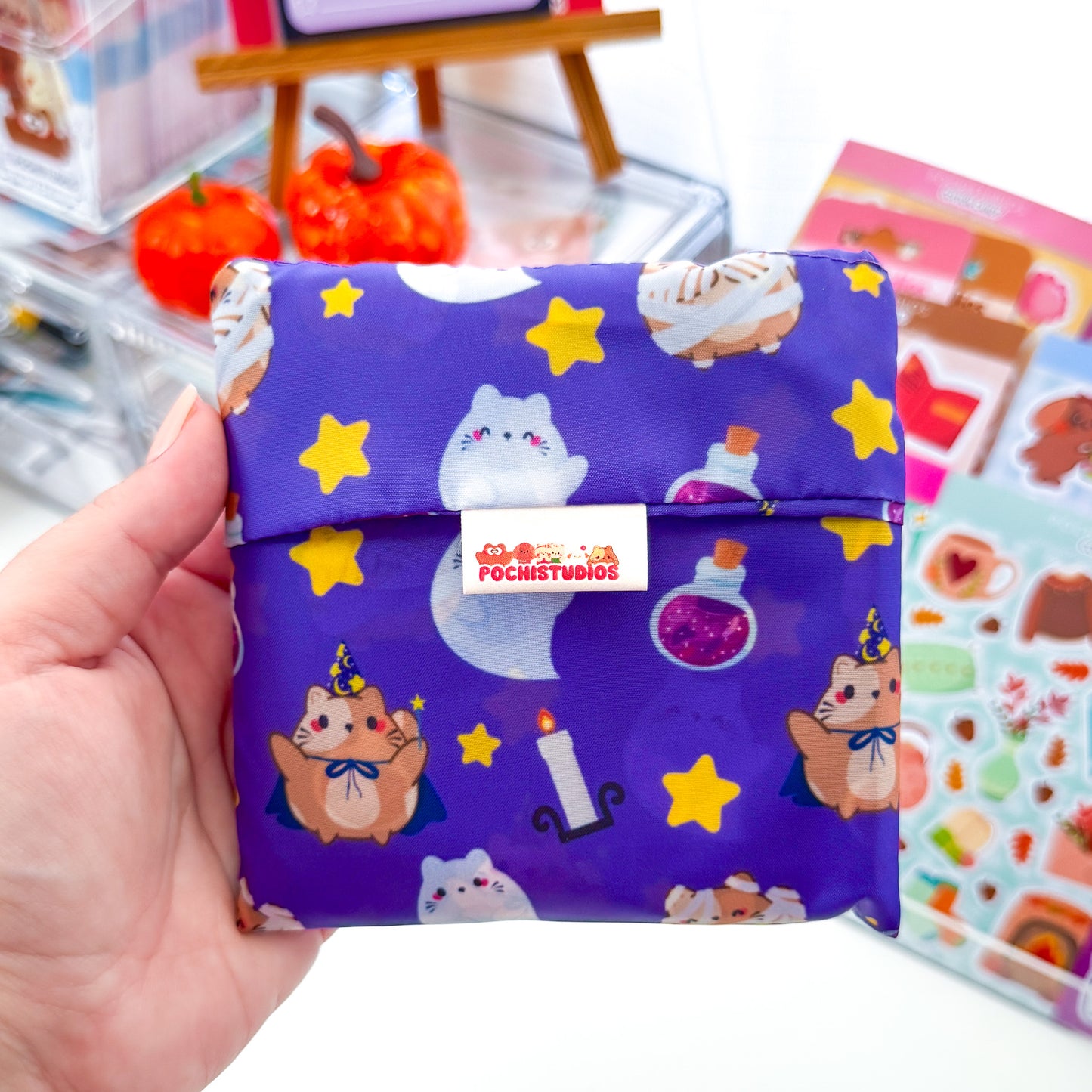 Foldable Reusable Nylon Shopping Bag "Choose your Favorite!"