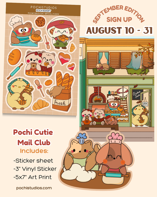 Pochi Cutie Mail Club "SEPTEMBER EDITION"
