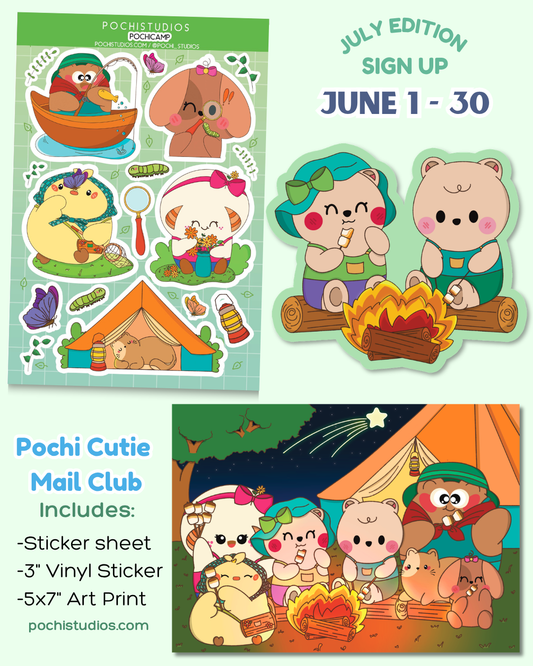 Pochi Cutie Mail Club "AUGUST EDITION"