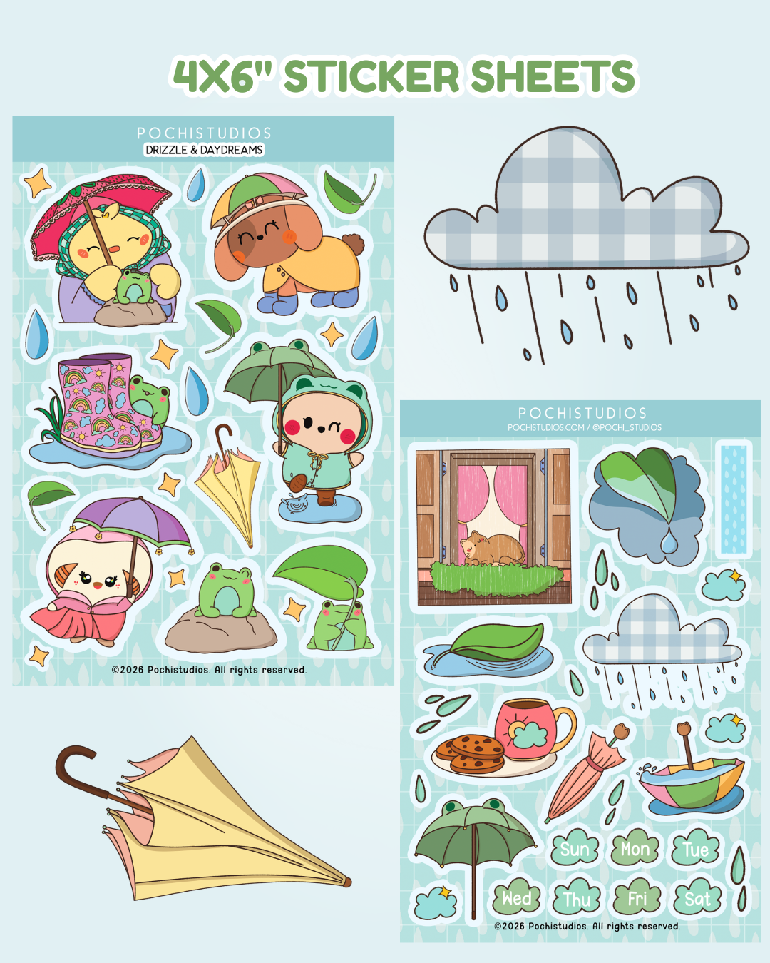 Pochi Friends Mail Club "DRIZZLE & DAYDREAMS - NOVEMBER EDITION"