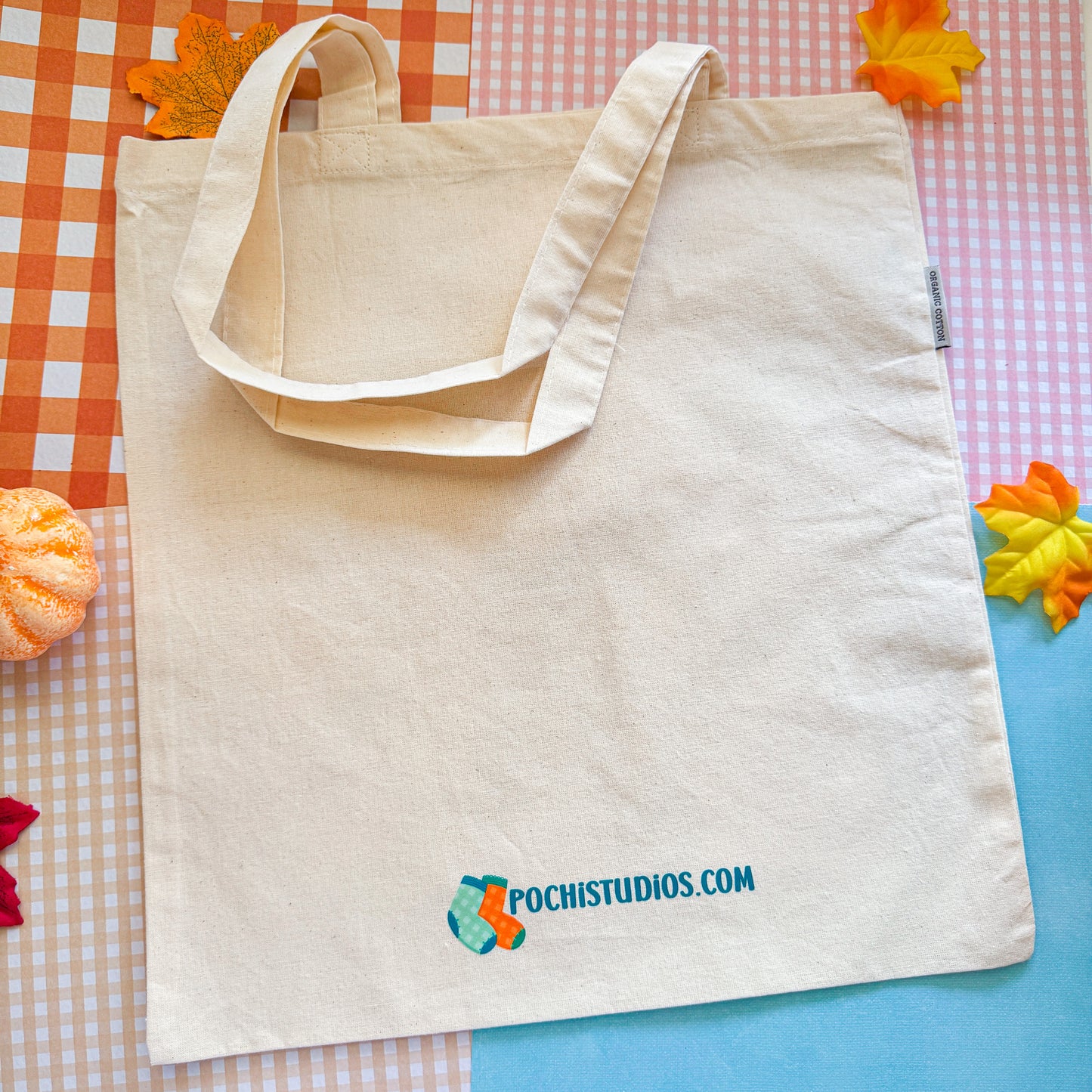 Cozy Fall Hygge Autumn Organic Cotton Tote Bag