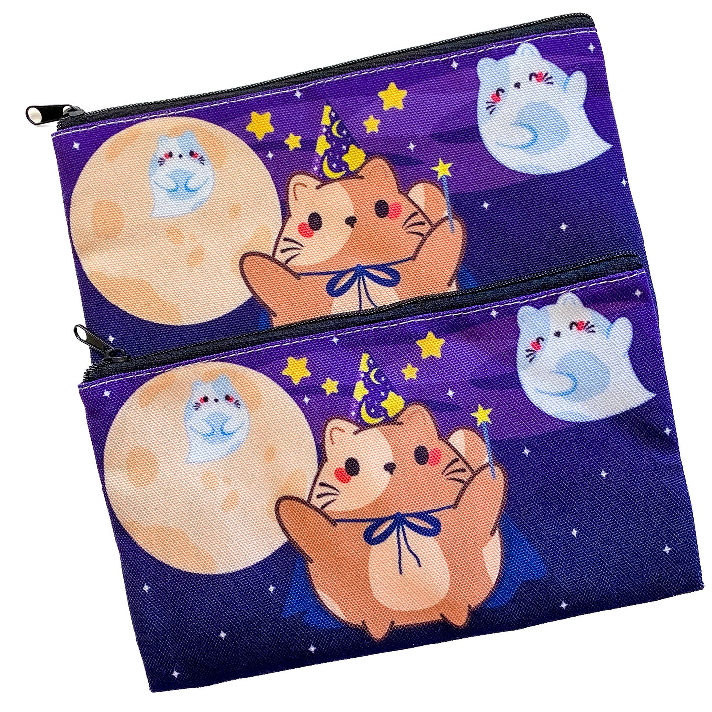 Chubby Kitty Chubbs Wizard Halloween Pencil Pouch