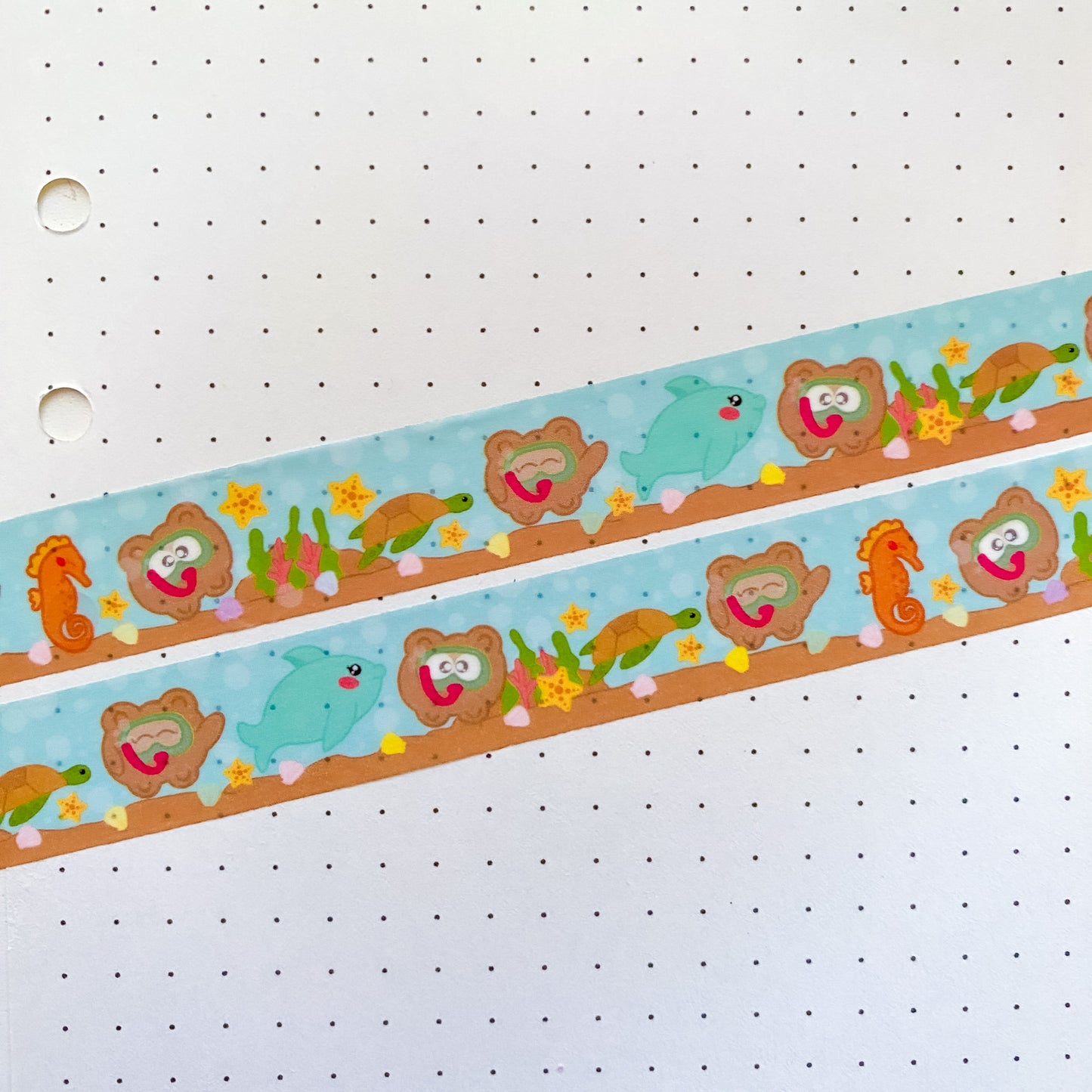 Summer Time Pochi Under the Sea Washi Tape