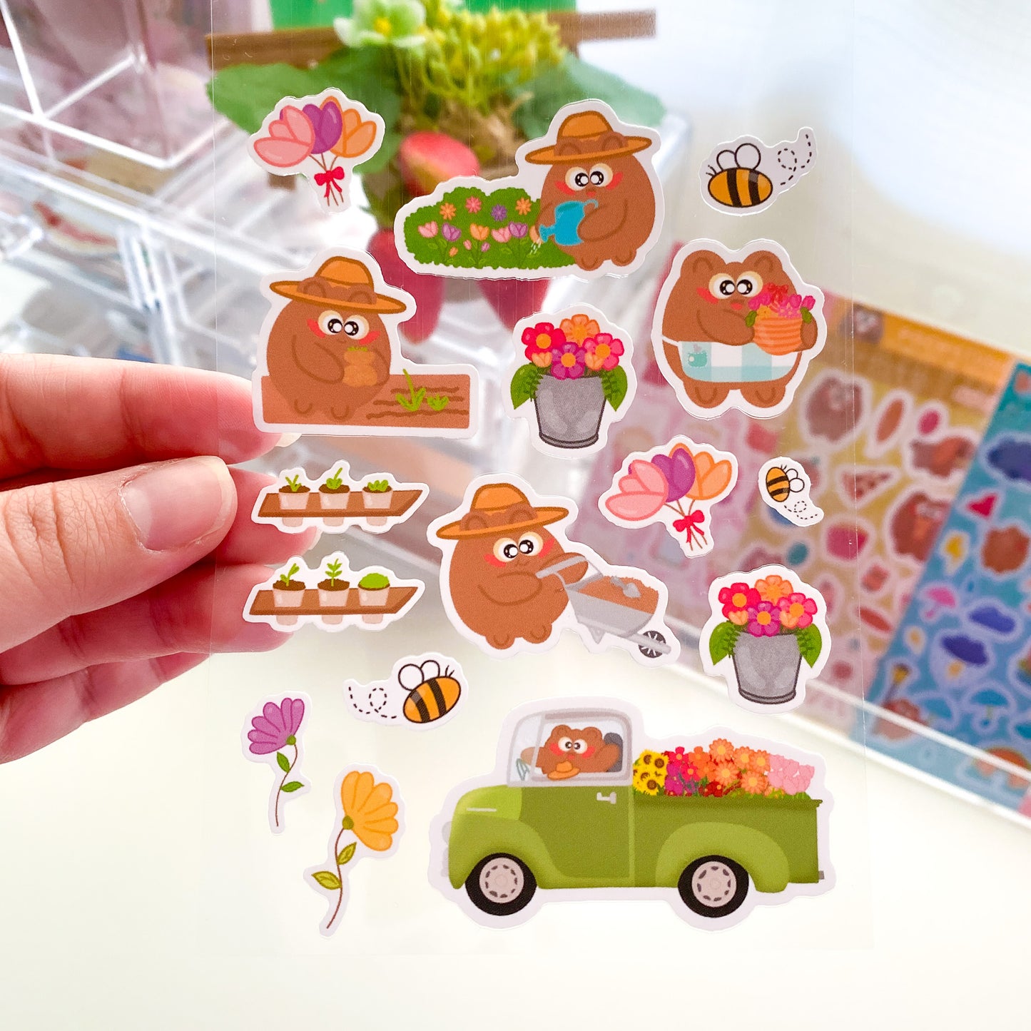 Pochi's Garden Vinyl Sticker Sheet