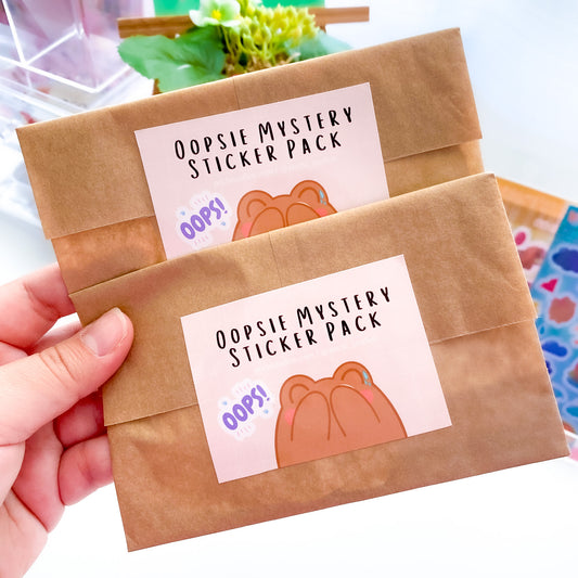 PochiFam Oopsie Waterproof Stickers Mystery Pack