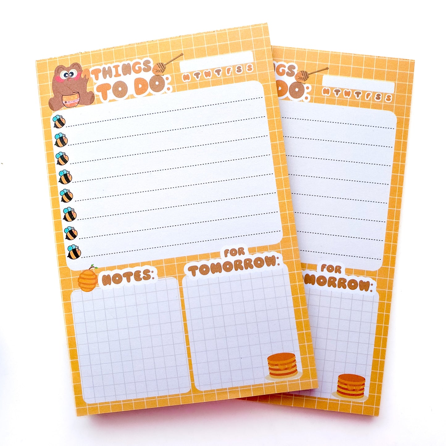 Honey Bear Pochi Things To Do 4x6 In. Notepad